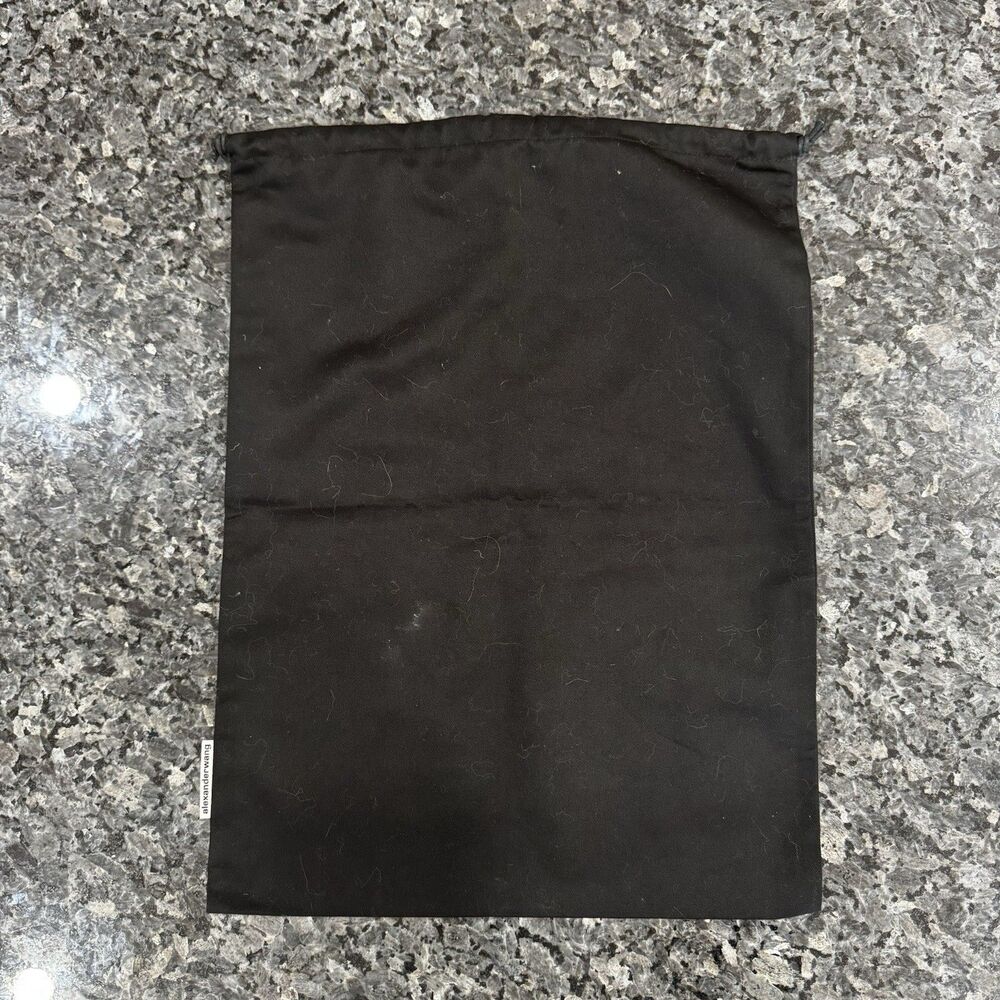 3 Alexander Wang Dust Bag Black Drawstring Cover Protector Storage Gift 17.5x13 - Picture 3 of 16